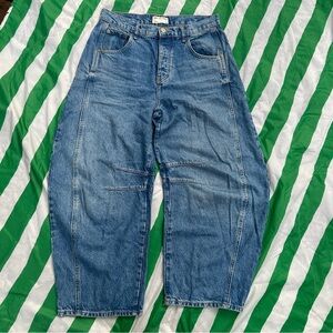 WE THE FREE free people barrel Jean